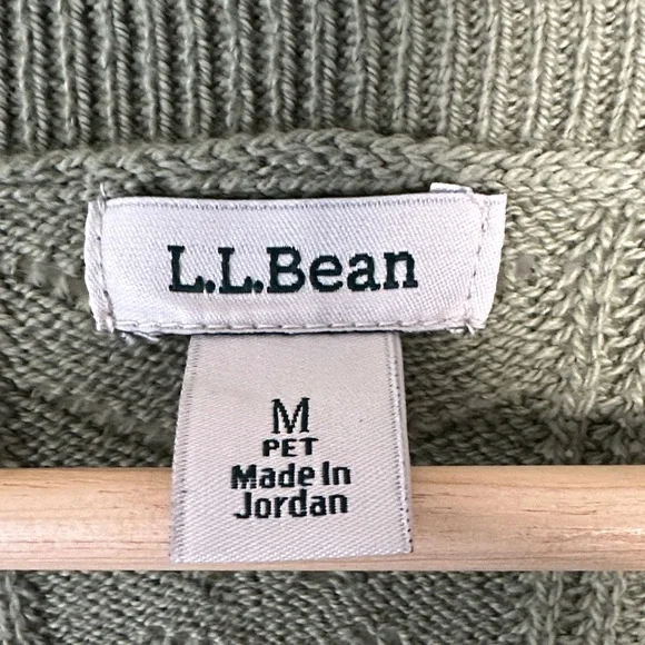 L.L. Bean Pointelle Cardigan, MP - Picture 4 of 7